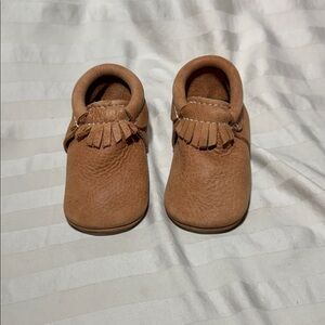 Freshly Picked Brown Kids Moccasins